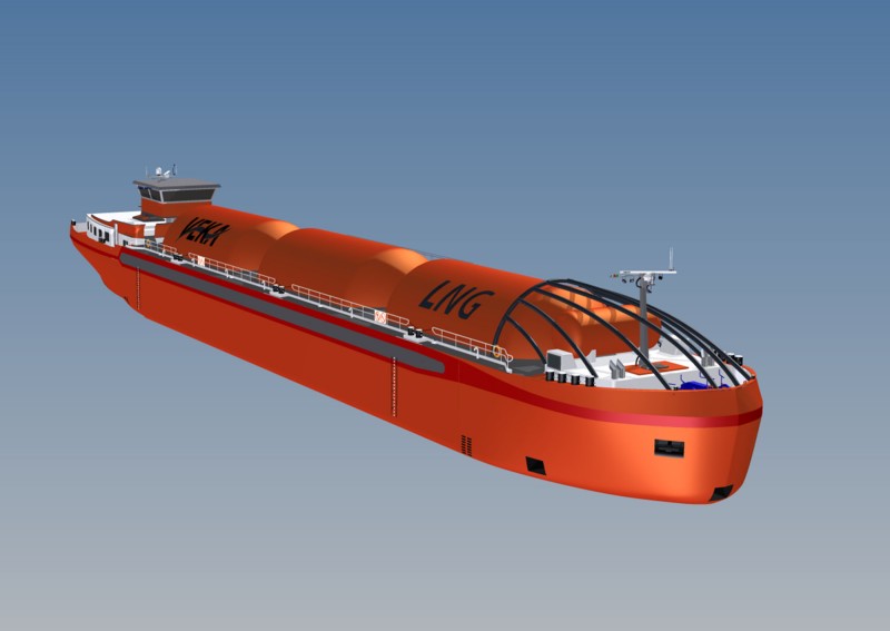 VEKA ontwikkelt LNG binnenvaarttanker