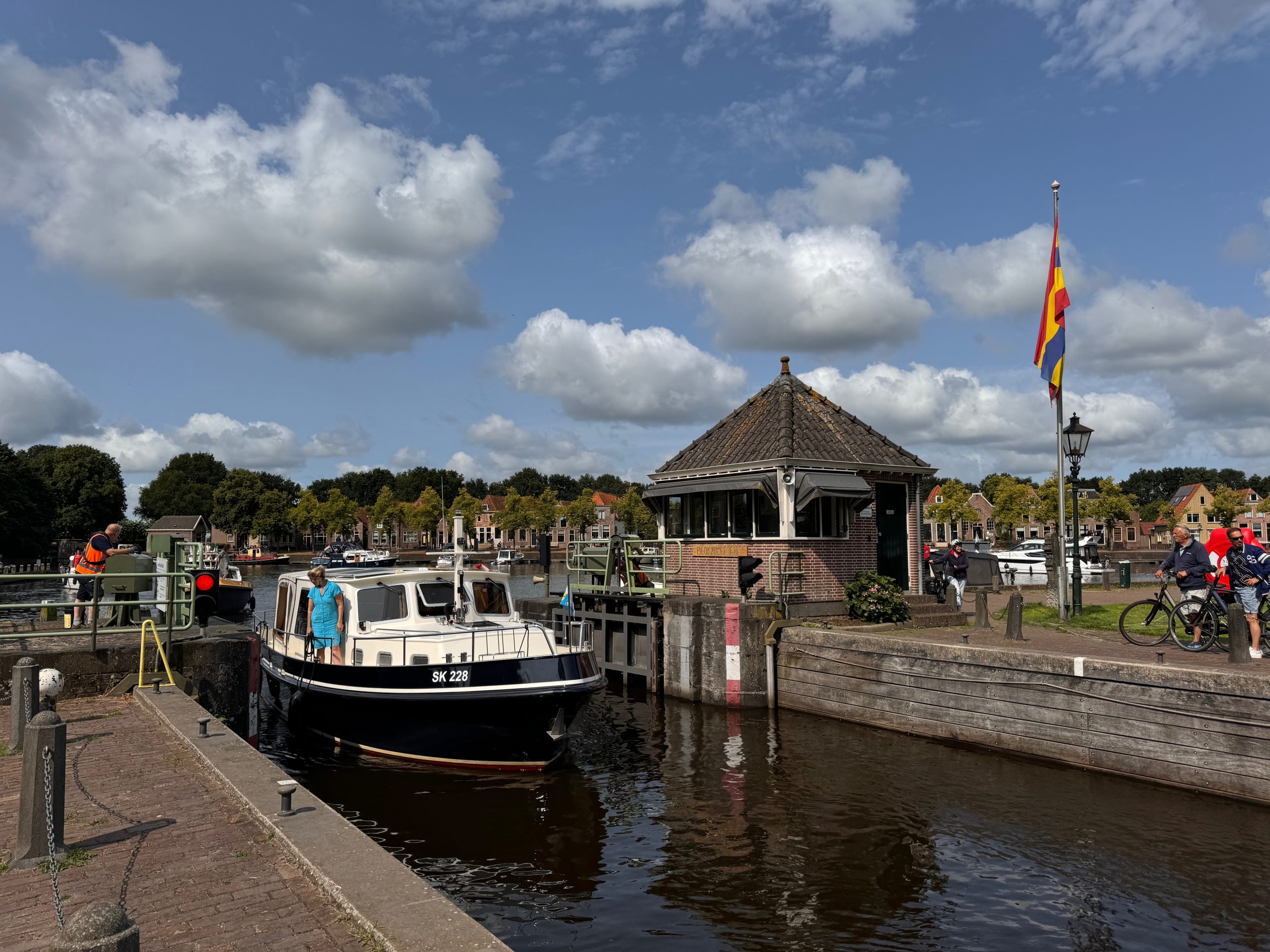 Sluis jachthaven Blokzijl