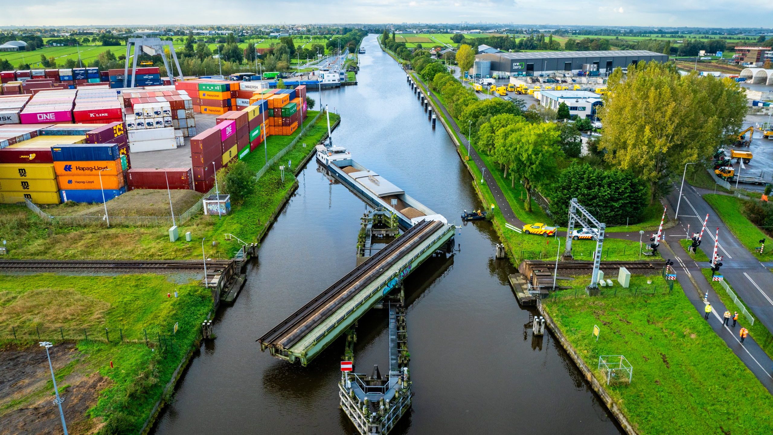 Aanvaring spoorbrug Alphen aan den Rijn